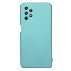 Funda De Gel De Silicona Samsung Galaxy A32 5G/A326 Verde Turquesa Robusta Con Protector De Cámara