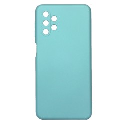 Funda De Gel De Silicona Samsung Galaxy A32 5G/A326 Verde Turquesa Robusta Con Protector De Cámara