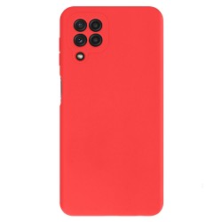 Funda De Gel De Silicona Samsung Galaxy A22 4G Rojo Protector De Cámara