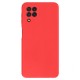 Funda De Gel De Silicona Samsung Galaxy A22 4G Rojo Protector De Cámara