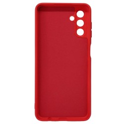 Funda De Gel De Silicona Samsung Galaxy A13 5G Rojo Con Protector De Cámara Robusta