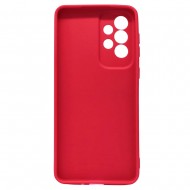 Samsung Galaxy A33 5G Red Silicone Gel Case With Camera Protector