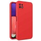 Funda De Gel De Silicona Samsung Galaxy A22 5G A226 Rojo Robusta Con Protector De Cámara