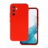 Funda De Gel De Silicona Samsung Galaxy A34 5G Roja Con Protector De Cámara Y Ventana Deslizante