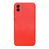 Capa Silicone Gel Samsung Galaxy A04/A045f Vermelho Com Protetor De Câmera Robusta