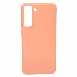 Funda De Gel De Silicona Samsung Galaxy S22 Rosa Robusta