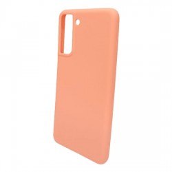 Funda De Gel De Silicona Samsung Galaxy S22 Rosa Robusta