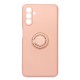 Samsung Galaxy A13 5G Light Pink With Camera Protector, Ring And String Silicone Gel Case
