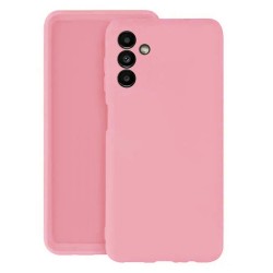 Funda De Gel De Silicona Samsung Galaxy A14 5G/A146 Rosa Claro Con Protector De Cámara