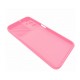 Capa Silicone Gel Samsung Galaxy A25 5g/A24 4g Rosa Clara Com Protetor De Câmera E Janela Deslizante