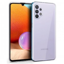 Funda de silicona dura 360° Samsung Galaxy A32 4G transparente