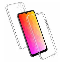 Samsung Galaxy A34 5G Transparent 360° Hard Silicone Case With Camera Protector