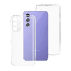 Samsung Galaxy A24 4G/A25 5G Transparent 360° Hard Silicone Case With Camera Protector