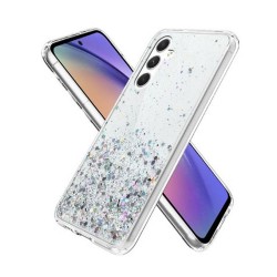 Samsung Galaxy A24 4G/A25 5G Transparent Bling Glitter Silicone Case