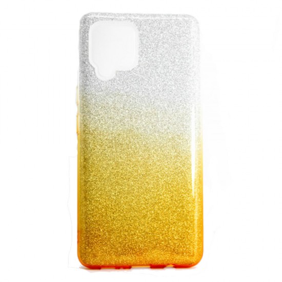 Funda De Gel De Silicona Apple Iphone 13 Dorado Glitter