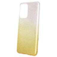 Funda De Gel De Silicona Samsung Galaxy A04 Dorado Glitter
