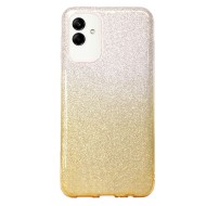 Samsung Galaxy A04 Gold Glitter Silicone Gel Case