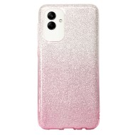 Samsung Galaxy A04 Pink Glitter Silicone Gel Case