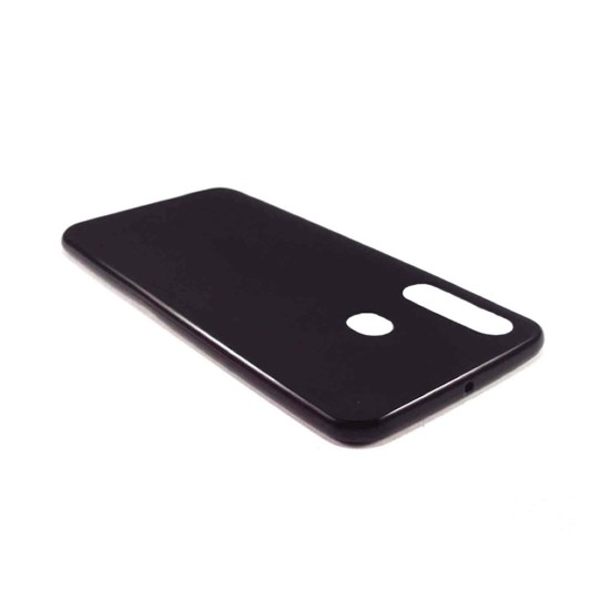 Funda De Gel De Silicona Samsung Galaxy A60 Negro Brillante