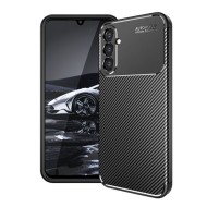 Funda De Gel De Silicona Carbon Samsung Galaxy A13 5G/A04s Negra Auto Focus Vennus Con Protector De Cámara