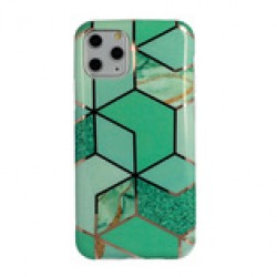 Capa Silicone Gel Com Desenho Samsung Galaxy A21s Green Cosmo Marmore