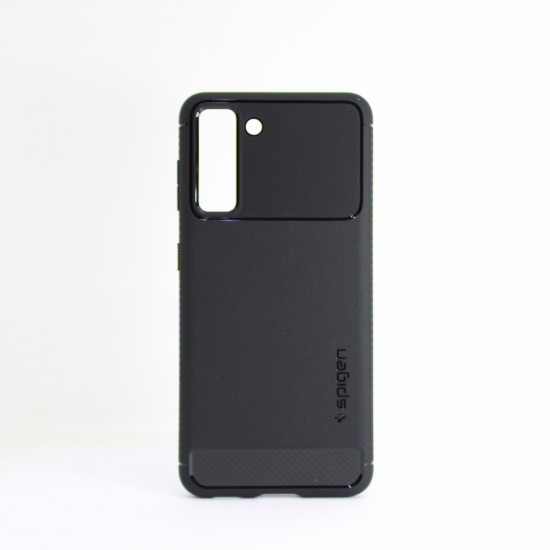 Capa Silicone Gel Spigen Rugged Armor Samsung Galaxy S21 Plus / S30 Plus Black