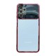 Samsung Galaxy A13 4G Burgundy Silicone Gel Case With Camera Lens Protector