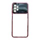 Samsung Galaxy A13 4G Burgundy Silicone Gel Case With Camera Lens Protector