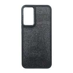 Samsung Galaxy A34 Black Elektro Silicone TPU Case With Removable Glitter