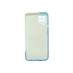 Funda De TPU De Silicona Samsung Galaxy A22 4G Azul Con Estampado Abstracto