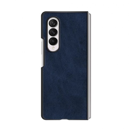 Capa Silicone Tpu Samsung Galaxy Z Fold6 Azul Couro