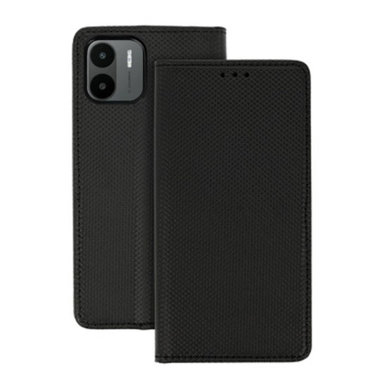 Capa Flip Cover Xiaomi Redmi A1/A2 Preto Smart Book Magnet