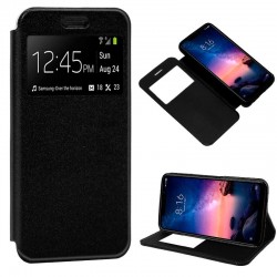 Xiaomi Redmi Note 6 Pro Black Flip Cover With Candy Window Case