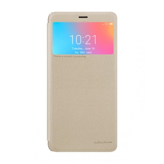 Capa Flip Cover Com Janela Candy Xiaomi Redmi 6 Pro/Mi A2 Lite Dourado