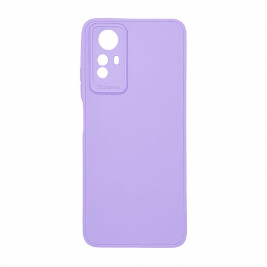 Xiaomi Redmi Note 12s Lilac Silicone Case With 3D Camera Protector