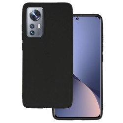 Funda De Silicona Xiaomi 12/12X Negra Mate