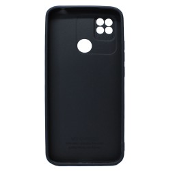 Funda De Silicona Xiaomi Redmi 10A/9C Negra Con Protector De Cámara