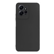 Funda De Silicona Xiaomi Redmi Note 12 4G Negra Con Protector De Cámara 3D
