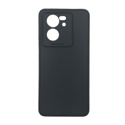 Xiaomi MI 13T/13T Pro/K60 Ultra Black Silicone Case With 3D Camera Protector