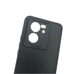 Xiaomi MI 13T/13T Pro/K60 Ultra Black Silicone Case With 3D Camera Protector