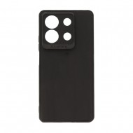 Funda De Silicona Xiaomi Redmi Note 13 5G Negra Con Protector De Cámara 3D