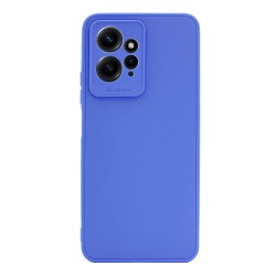 Xiaomi Redmi Note 12 4G Blue Silicone Case With 3D Camera Protector