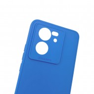 Capa Silicone Xiaomi Mi 13t/13t Pro/K60 Ultra Azul Com Protetor De Câmera 3d