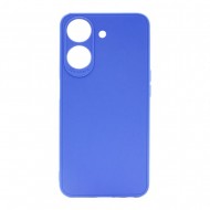 Funda De Silicona Xiaomi Redmi 13C Azul Con Protector De Cámara 3D