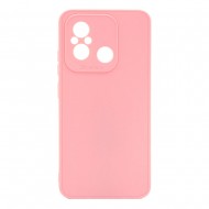 Funda De Silicona Xiaomi Redmi 12C Rosa Con Protector De Cámara 3D