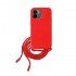 Xiaomi Redmi A1 Red Silicone Case With String