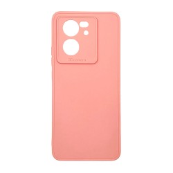 Xiaomi MI 13T/13T Pro/K60 Ultra Pink Silicone Case With 3D Camera Protector