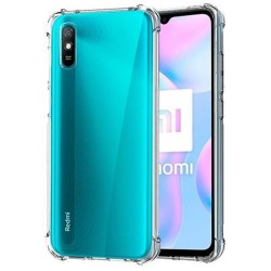 Xiaomi Redmi 9A Transparent Hard Anti-shock Silicone Case