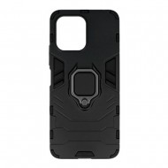 Funda De Silicona Antigolpes Armor Carbon Xiaomi Redmi 12 Negro Ring Armor