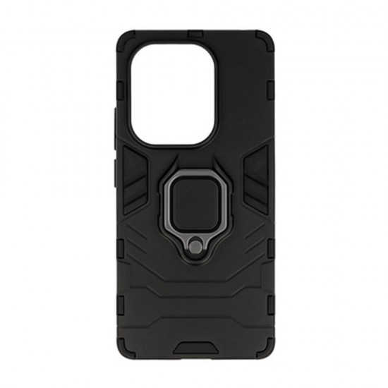 Capa Silicone Anti-Choque Armor Carbon Xiaomi Redmi Note 13 Pro 4g Preto Ring Armor